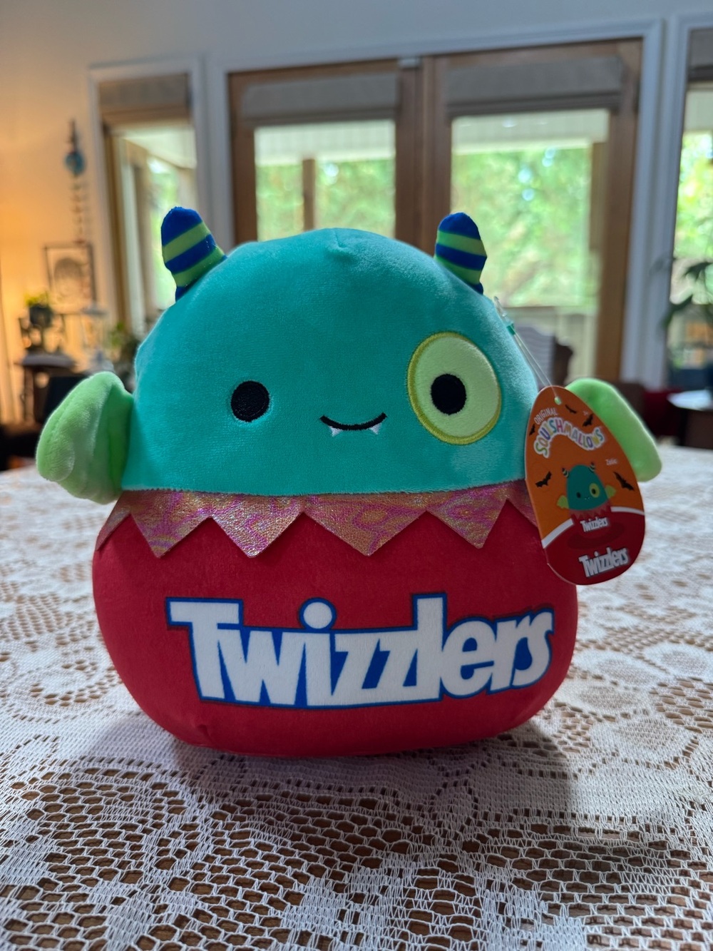 NWT Squishmallows Halloween Zelic Monster Bat Twizzlers Plush Doll Hershey New